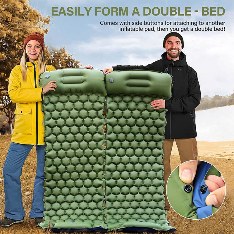  inflatable pad with a pillow