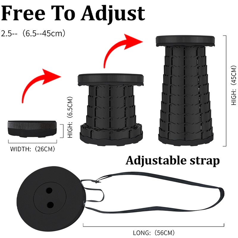 OEM 텔레스코픽 스툴 폴딩