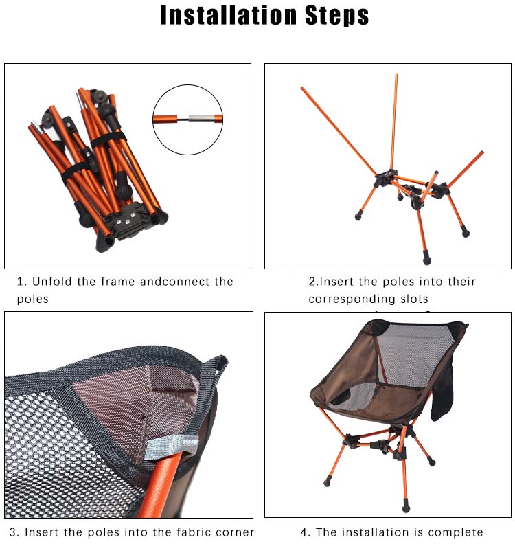 캠프용 휴대용 접이식 의자