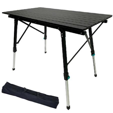 접이식 야외 테이블 알루미늄 접이식 높이 조절 접이식 테이블 캠핑 야외 경량 캠핑 
