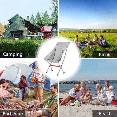 알루미늄 비치 의자 휴대용 캠핑 접이식 휴대 가방 내구성 초경량 비치 의자 