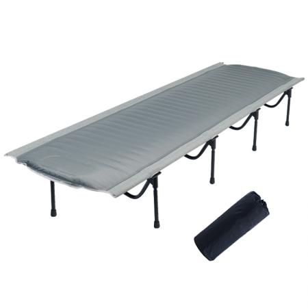 육군 캠핑 장비 높이 조절 가능한 접이식 침대 
