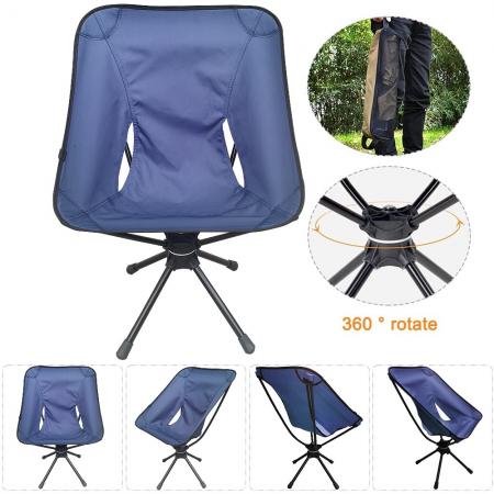 회전 악센트 의자 피크닉 해변 낚시 접는 의자 야외 배낭 가벼운 의자 