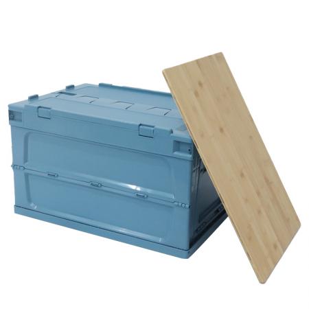 아마존 핫 캠핑 접는 플라스틱 보관 상자 및 쓰레기통 접을 수있는 보관 상자 20L 28L 50L 65L 80L 