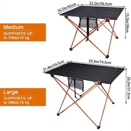 접을 수있는 접이식 캠핑 비치 테이블 바베큐 피크닉 바베큐 피크닉을위한 접이식 테이블 