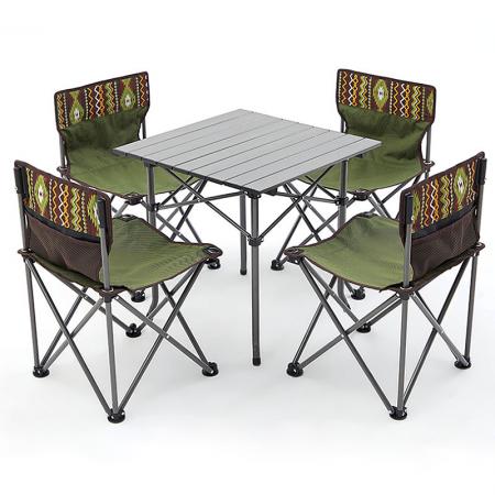 캠핑 접이식 테이블과 의자 세트 접이식 의자 캠핑 의자와 테이블 성인 캠핑 접이식 의자와 테이블 세트 