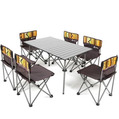캠핑 접이식 테이블과 의자 세트 접이식 의자 캠핑 의자와 테이블 성인 캠핑 접이식 의자와 테이블 세트 