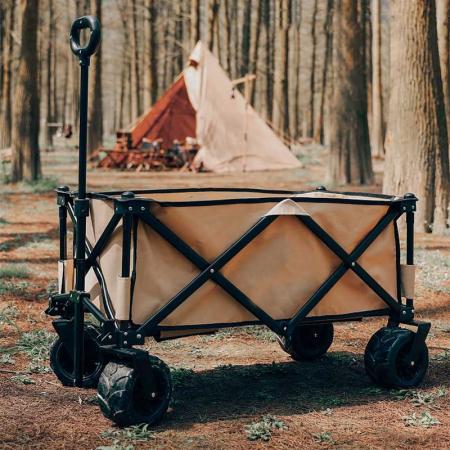 여행을 위한 튼튼한 야외 휴대용 캠핑 피크닉 트롤리 