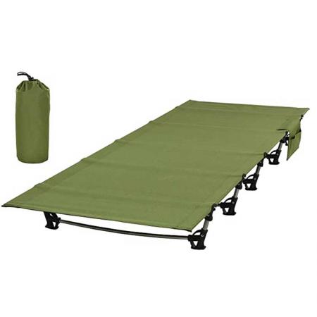 접이식 침대 경량 캠핑 유아용 침대 침대 높이 조절 가능한 접이식 휴대용 침대 성인 파티오 비치 하이킹 캠핑 여행 