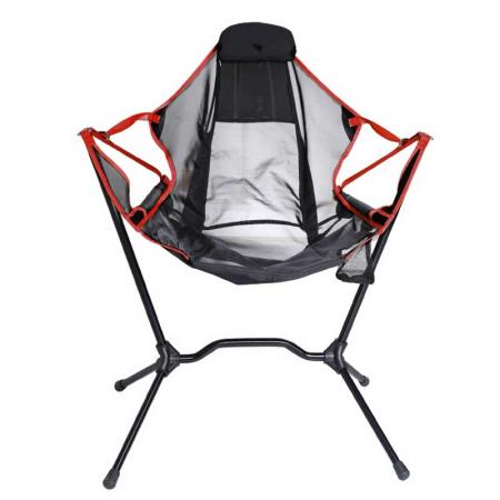 접이식 캠핑 흔들 의자 스윙 안락 의자 편안한 스윙 편안한 등받이 야외 접이식 의자 