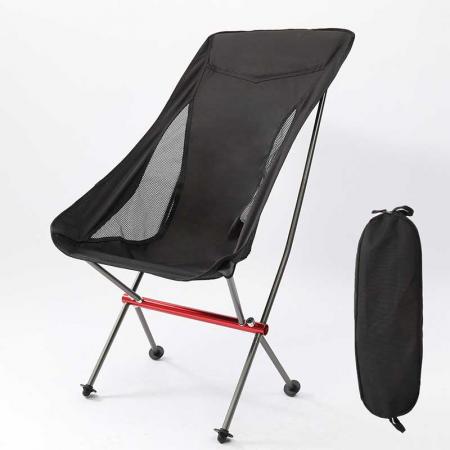 휴대용 가방을 갖춘 경량 접이식 야외 캠핑 의자 
