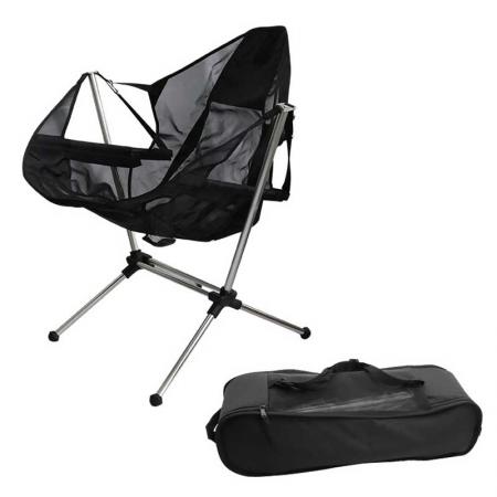 휴대용 야외 접이식 캠핑 흔들 의자 스윙 안락 의자 편안한 스윙 편안한 등받이 야외 접이식 의자 