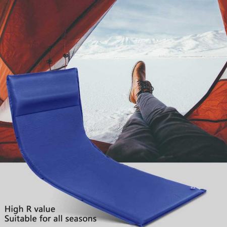 수면 매트 자체 팽창 수면 패드 펌프 또는 폐력이 필요하지 않음 배낭 및 캠핑을 위한 소형 초경량 매트 