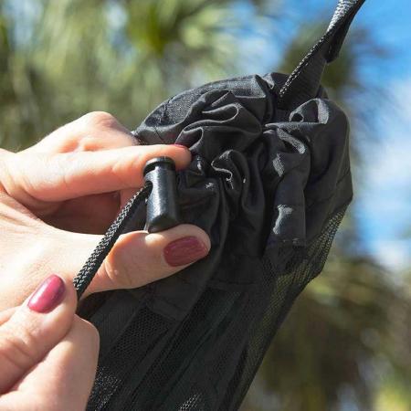 여행 배낭 하이킹 야외 활동을위한 중장비 나무 끈이 달린 모기장 해먹 