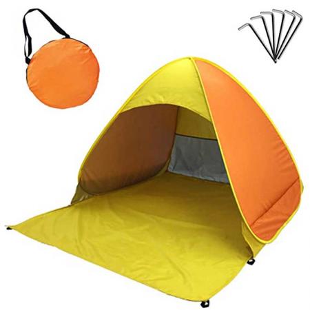 안티 UV 인스턴트 휴대용 텐트 태양 보호소 팝업 베이비 비치 텐트
 