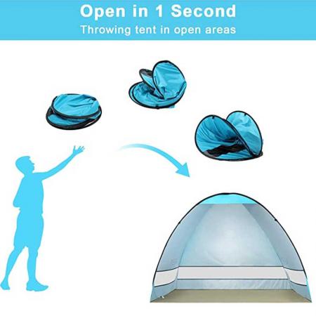 도매 고품질 휴대용 해변 태양 보호소 양산 캐노피 텐트
 