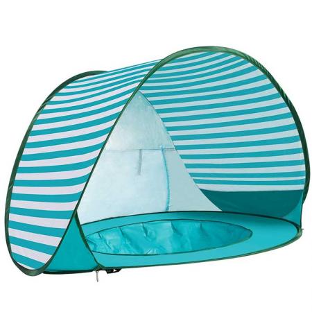 아기 해변 텐트 아기 풀 텐트 UV 보호 태양 보호소 휴대용 미니 풀
 