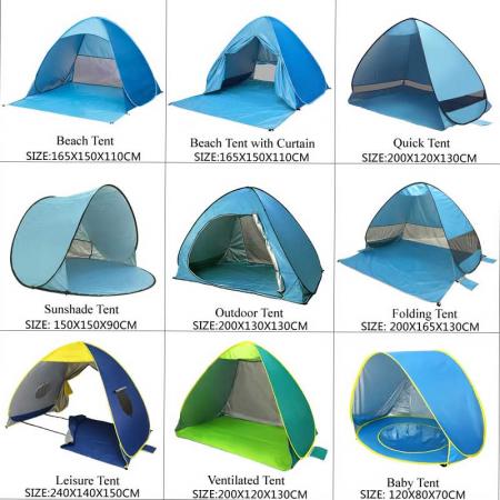 태양 대피소로 캠핑 텐트 접이식 야외 경량 방수 텐트
 