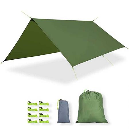 초경량 방수 텐트 야외 가족 캠핑 해먹 레인 플라이 방수포
 