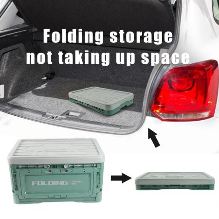 접이식 보관 큐브 자동차 보관 상자 야외 캠핑을위한 플라스틱 보관 상자
 