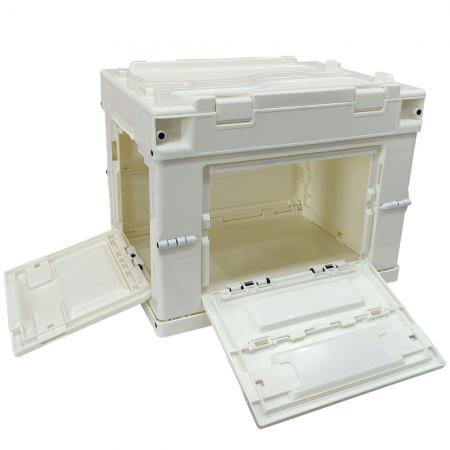 플라스틱 보관 상자 접을 수 있는 보관 상자 접는 컨테이너 주최자 큐브 홈 오피스
 