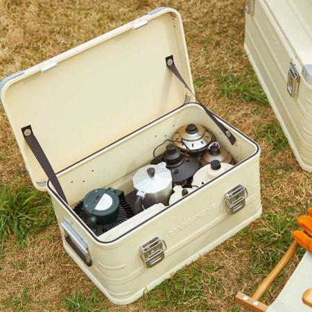 캠핑용 접이식 보관 상자 플라스틱 토트 보관 상자 컨테이너
 