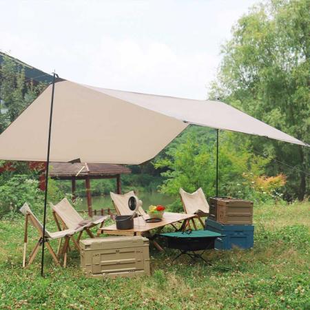 방수 캠핑 텐트 방수포 쉬운 설정 완벽한 레인 플라이 해먹 방수포 