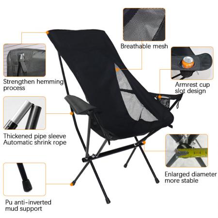 2022 접이식 의자 비치 접이식 야외 경량 캠핑 의자
 