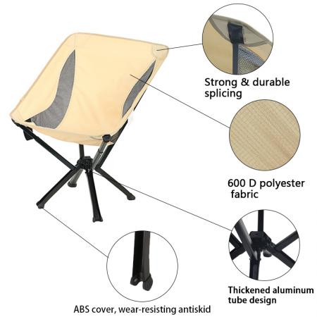 접이식 캠핑 경량 병 크기의 의자 