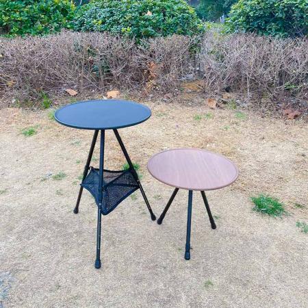 캠핑 원탁 접이식 야외 휴대용 접이식 피크닉 테이블 높이 35-53.5cm 
