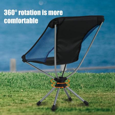 뜨거운 판매 회전 의자 캠핑 접는 의자 야외 캠핑 의자 캐리 가방 