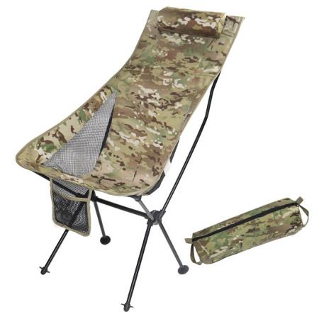 해변 Foldable 알루미늄 합금 의자 분리형 베개와 휴대용 레저 정원 야외 의자 