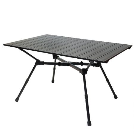 2023 새로운 휴대용 접이식 캠핑 테이블 접이식 야외 알루미늄 피크닉 비치 테이블 안정적인 X 바 