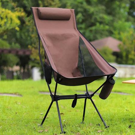 경량 캠핑 의자 야외 휴대용 접이식 의자 항공 알루미늄 합금 초경량 접이식 캠핑 의자 비치 의자 