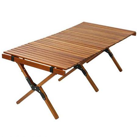 휴대용 접이식 테이블 나무 접이식 테이블 나무 접이식 성인 접이식 나무 테이블 롤 캠핑 접이식 피크닉 테이블 해변 낚시 