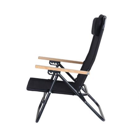 옥외 접히는 3단계 강철 구조 휴대용 비치용 의자 