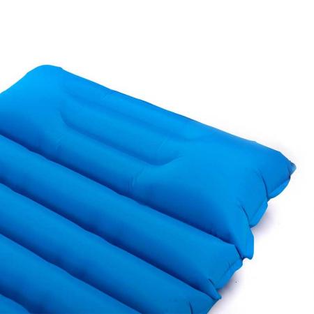 베개가 있는 튼튼한 두꺼워진 캠핑 야외 매트리스 슬리핑 패드 