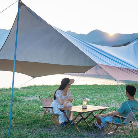 야외 초경량 간편한 설치 Rain Fly Tarp Camp Shelter 