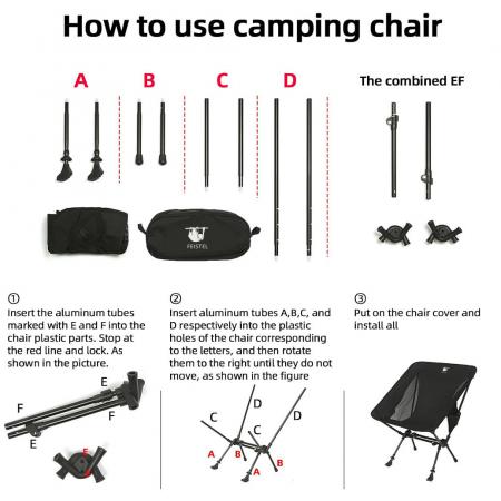 야외 휴대용 캠핑 문 의자 트레킹 폴 이중 목적 접이식 의자 비치 의자 알루미늄 합금 트레킹 폴 도매 