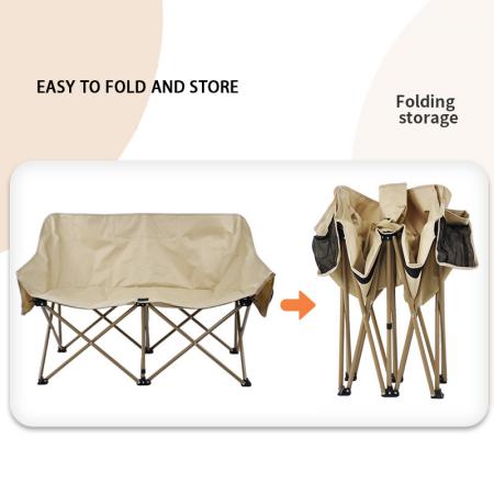 낮은 모크 더블 시트 야외 가벼운 접이식 해변 캠핑 휴대용 낚시 의자 메쉬 백 