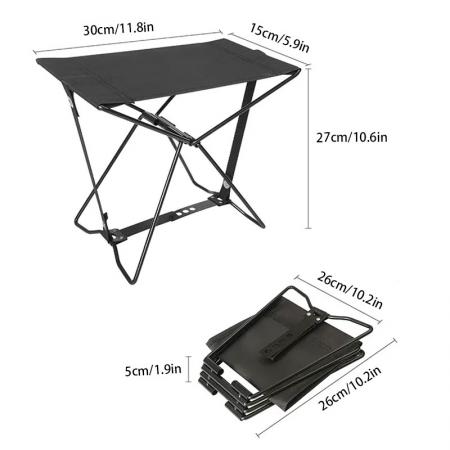 traveling hiking fishing portable folding chair lightweight backpacking compact camping stool 