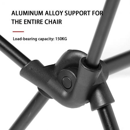 통기성이 좋은 넓은 문체어, 휴대용 접이식 평행봉형 등받이 높은 캠핑 비치 의자 