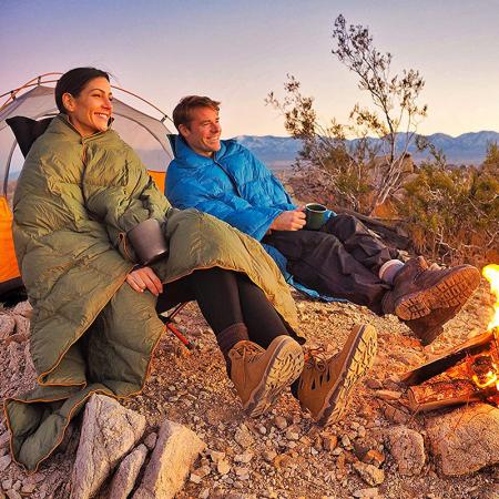 캠핑을위한 2022 새로운 맞춤형 접이식 방수 야외 캠핑 담요 착용 가능한 나일론 담요 