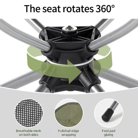 고품질 맞춤 로고, 모던 디자인, 야외 캠핑용, 초경량 알루미늄 접이식 비치 의자 