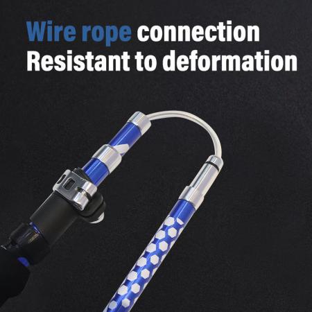 5단 접이식 트레킹 폴, 초경량 7075 알루미늄, 외부 잠금 장치, 합금 소재, 아웃도어 트레킹 폴 