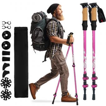 7075 알루미늄 노르딕 하이킹 트레킹 폴