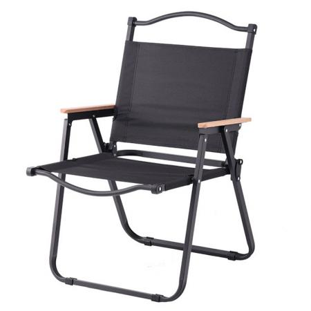 Outdoor Camping Lightweight Modern Design Foldable Wooden Frame Kermit Chair 