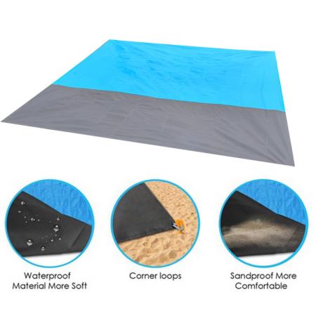 Waterproof Beach Mat Outdoor Portable Picnic Mat Camping Ground Blankets 