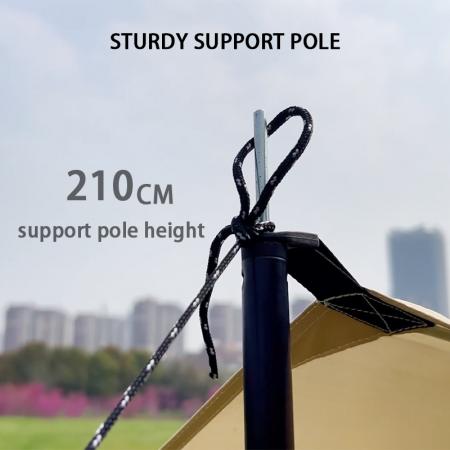 Outdoor Hiking Fishing Travel Portable Sturdy Waterproof Tent Tarp Easy Setup Sun Shade Shelter Tarp 
